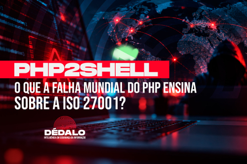 PHP2Shell: o que a falha mundial do PHP ensina sobre a ISO 27001?